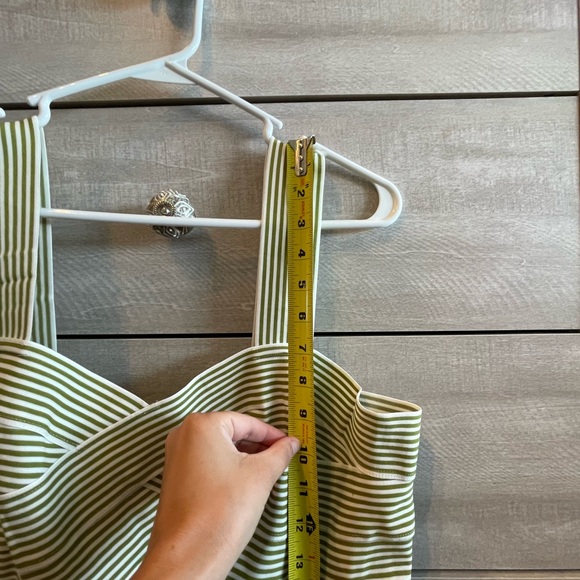 Cute Green and White Striped Peplum Top from Anthropologie / HD in Paris - Picture 10 of 15